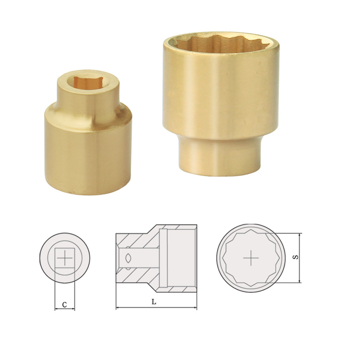 3-4” Drive Sockets Metric Regular 12PT