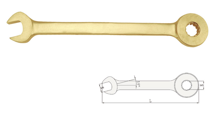 Combination Metric Rachet Wrenches Non-Sparking