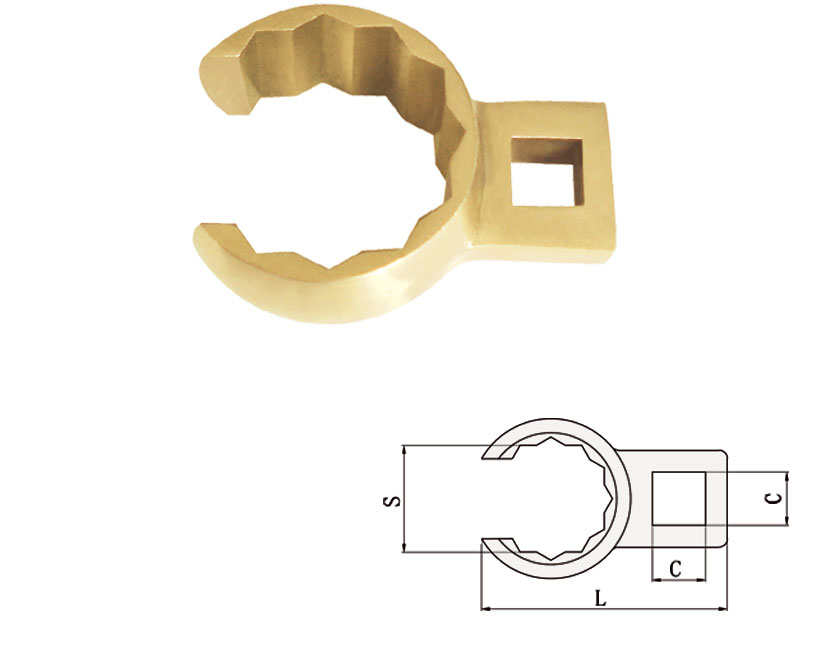 Imperial Crow Foot Box End Non-Sparking