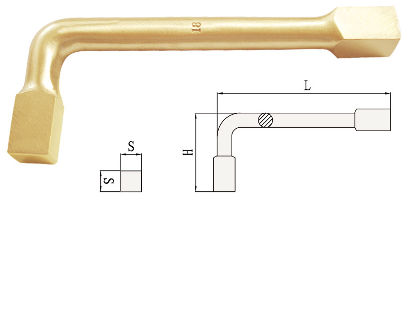 Square Key Wrench Non-Sparking