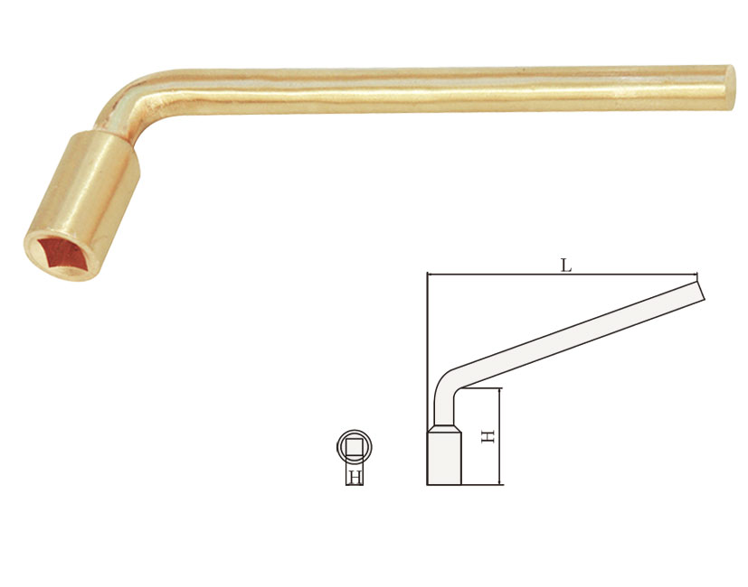 Oxygen Bottle Wrench Non--Sparking