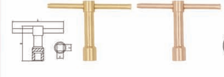 Square Drive Acetylene Wrench Non-Sparking