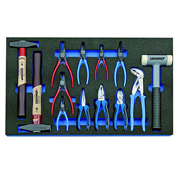 Tool Sets In Foam Trays