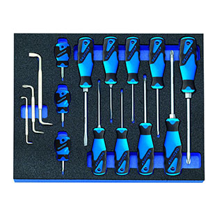 Screwdriver Sets in Foam