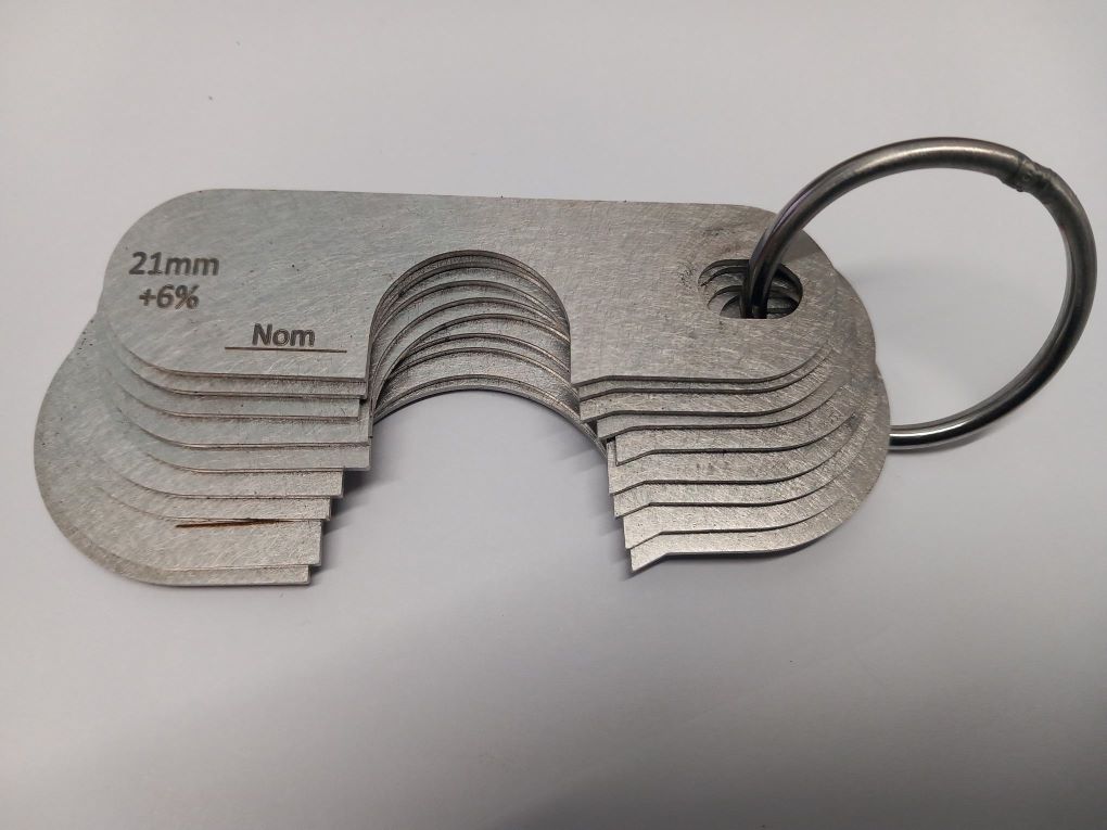 Wire Rope and Sheave Gauges +6% Metric TAH