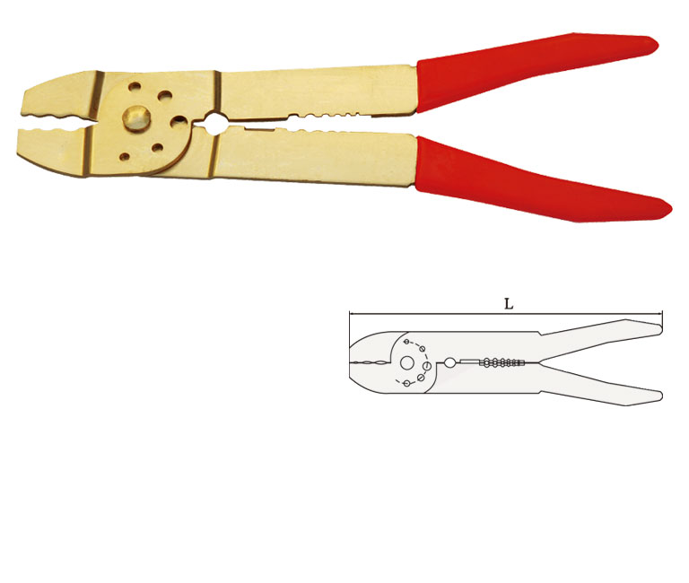 Insulated Cable Connectors Crimping Tool Non-Sparking