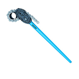 Reversible Chain Pipe Wrench and Chain Vices