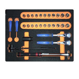 Portable tethered tool kits for working at height