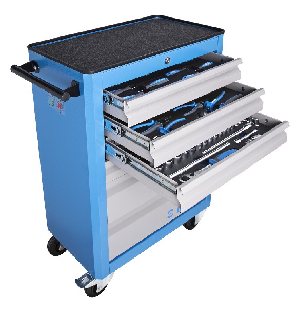 97 PCS General tool set in tool carriage