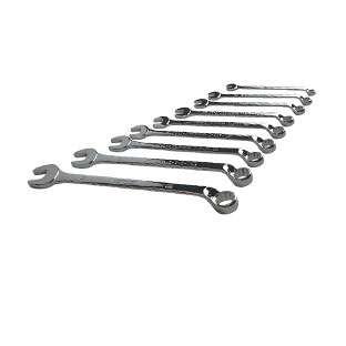Deep Offset Combination Wrench Chrome Set