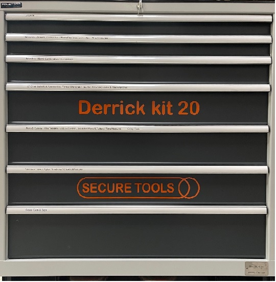 Static tethered tool kits for working at height