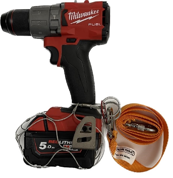 Retention nets for tools at height