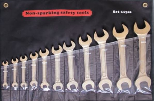 Double open end metric wrench sets
