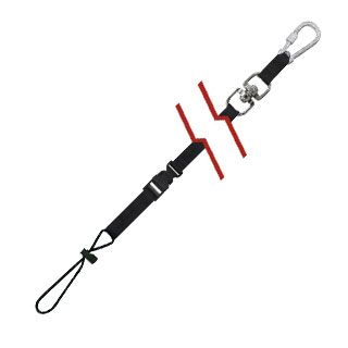 Loop Lanyard with Swivel for Tools at Height