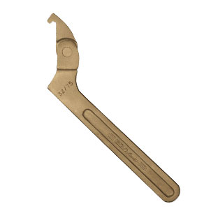 Adjustable Hook Spanner Non -Sparking