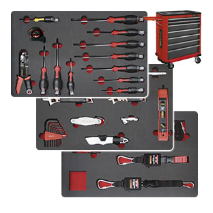 Roller Cabinet Tool Kits for Working at Height