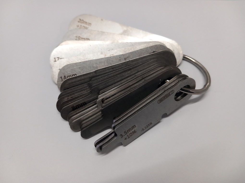 Wire Rope and Sheave Gauges +10% Metric TAH