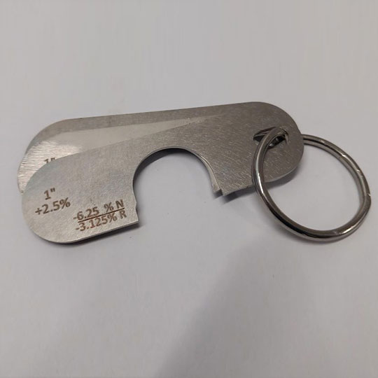 Wire Rope and Sheave Gauges sets of 3 Imperial